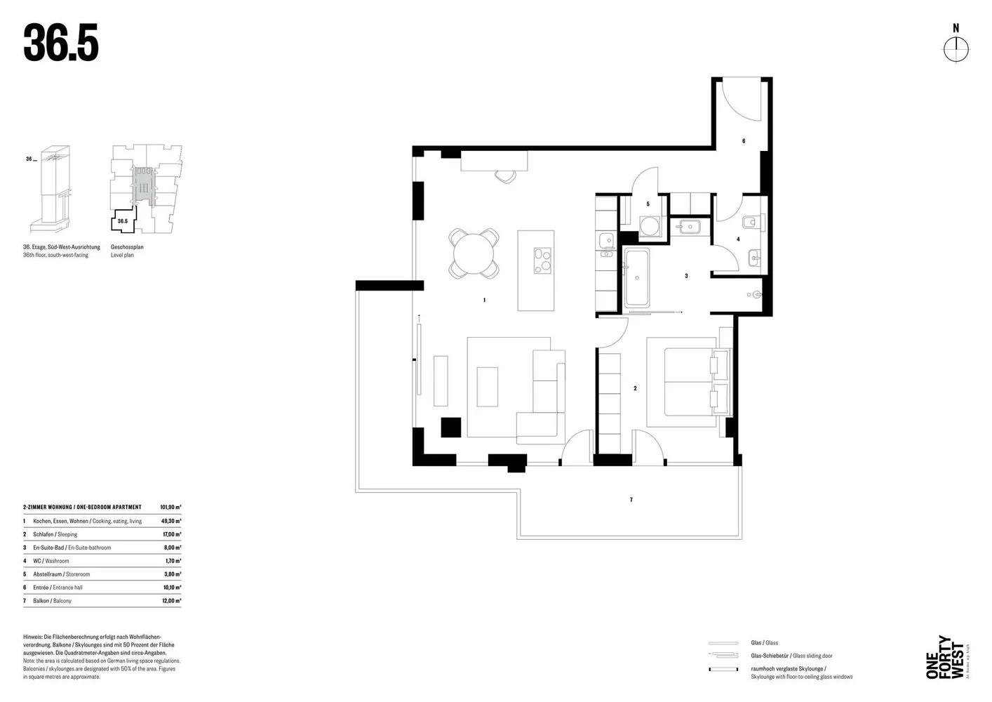2 Zimmer Wohnung mit 103 m² in Frankfurt am Main – Bild 11