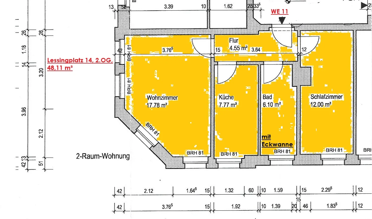2 room apartment with 48 m² in Chemnitz – Photo 7