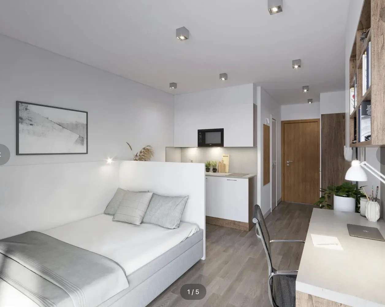 1 room apartment with 22 m² in Bonn – Photo 4