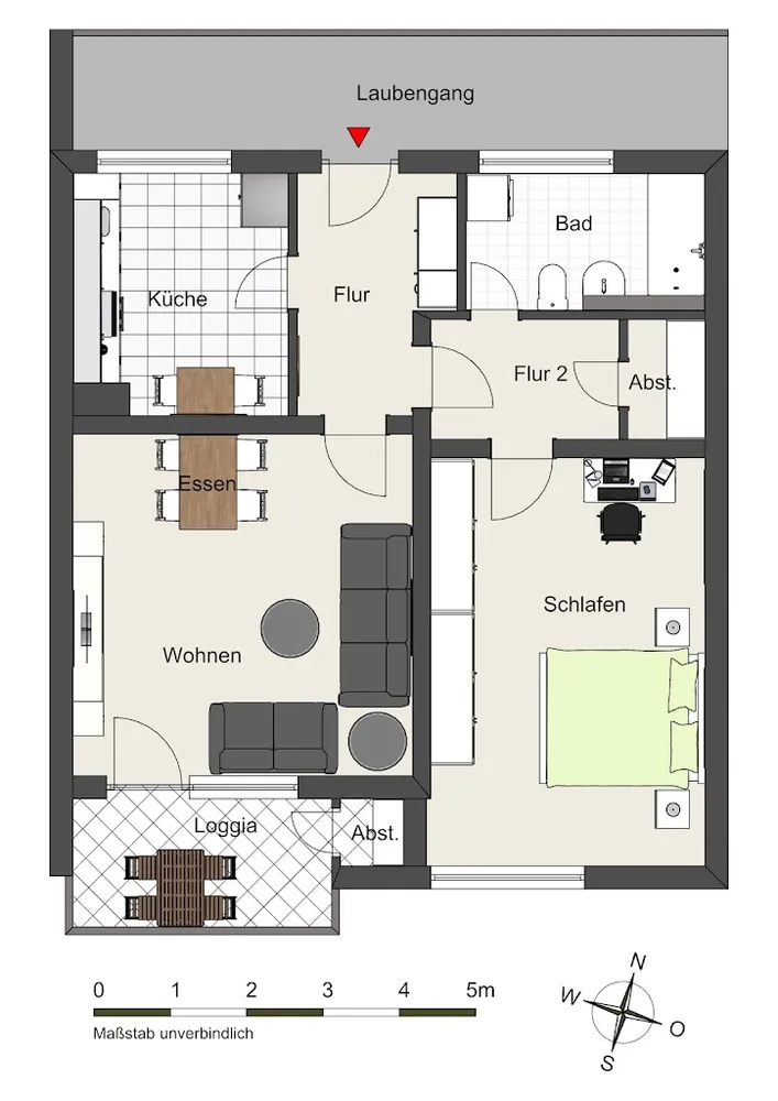 2 Zimmer Wohnung mit 65 m² in Essen – Bild 9