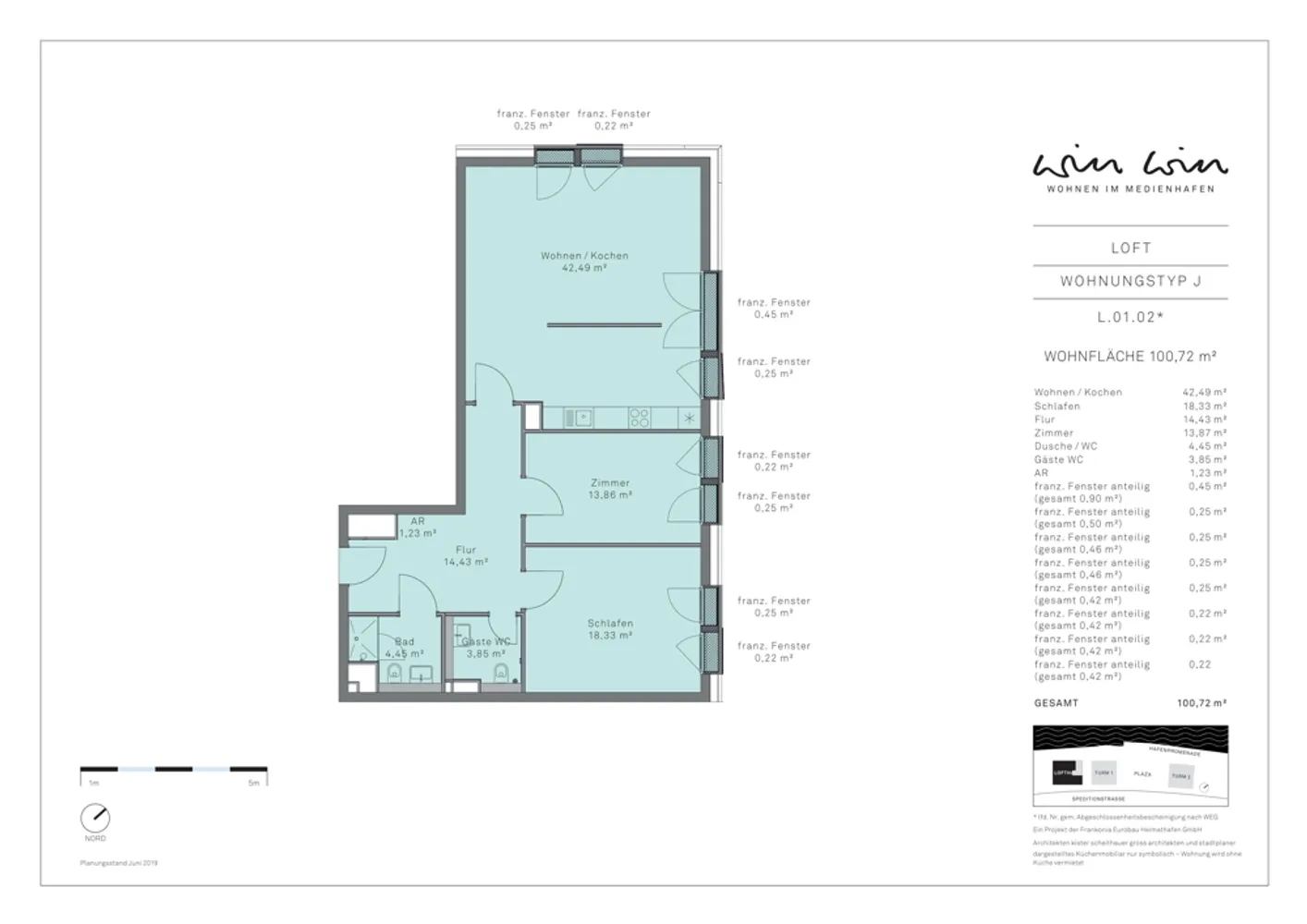 1 Zimmer Wohnung mit 36 m² in Düsseldorf – Bild 10