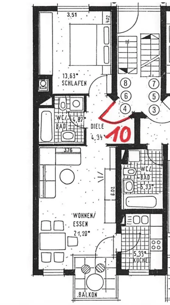2 Zimmer Wohnung mit 50 m² in Stuttgart – Bild 10