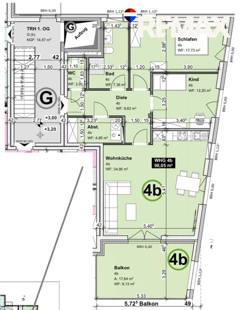 3 Zimmer Wohnung mit 98 m² in Göttingen – Bild 4
