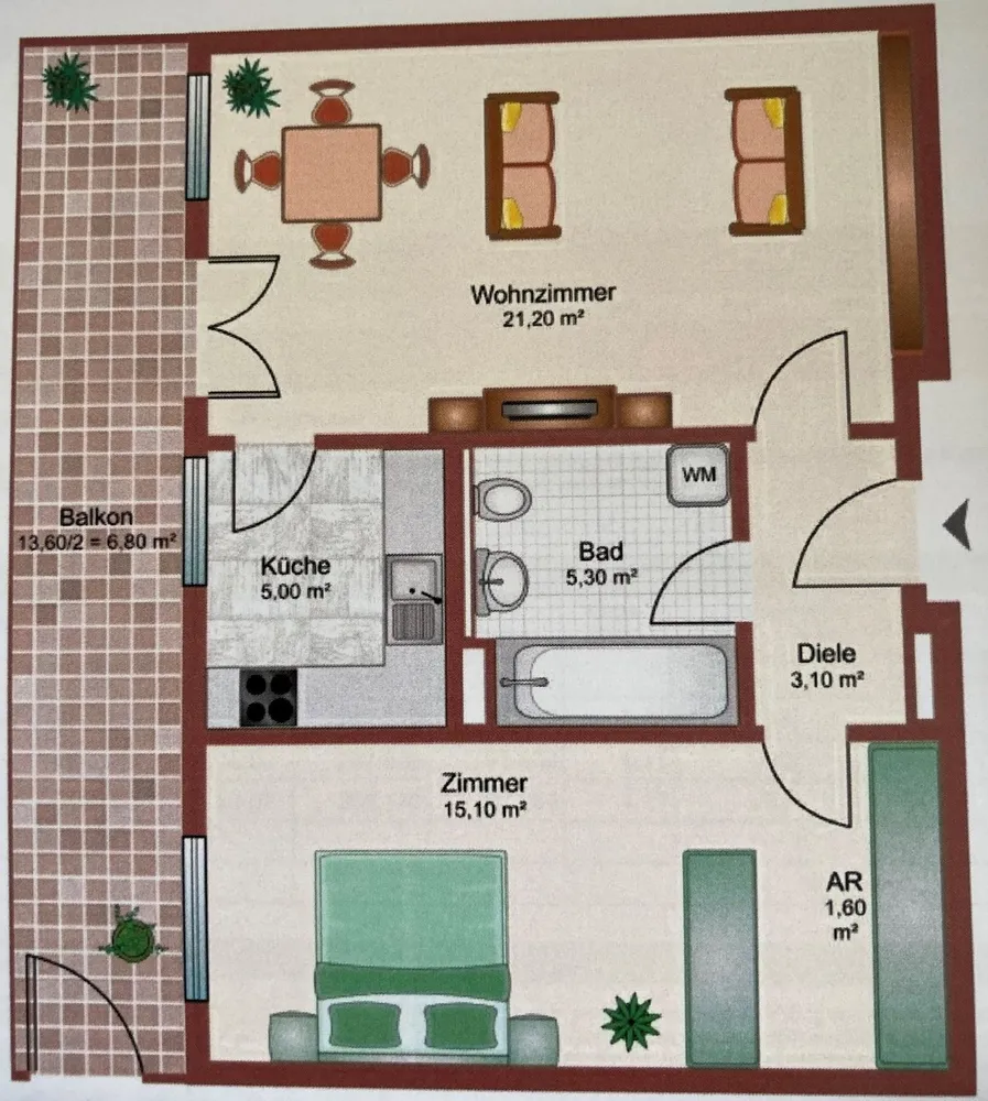2 Zimmer Wohnung mit 58 m² in Leipzig – Bild 9