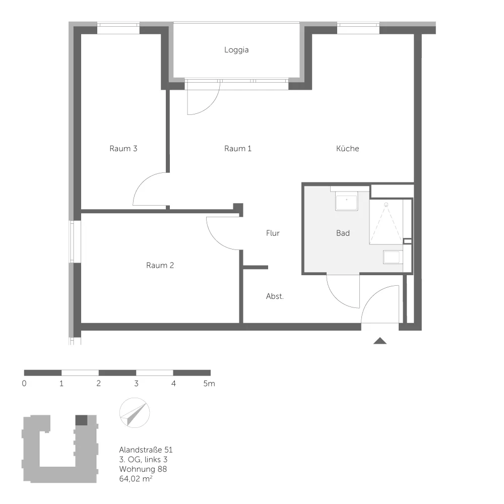 3 room apartment with 64 m² in Berlin – Photo 8