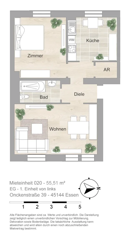 2 Zimmer Wohnung mit 56 m² in Essen – Bild 11