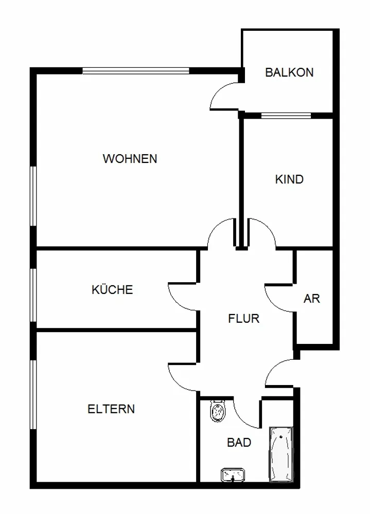 3 room apartment with 68 m² in Pinneberg – Photo 3