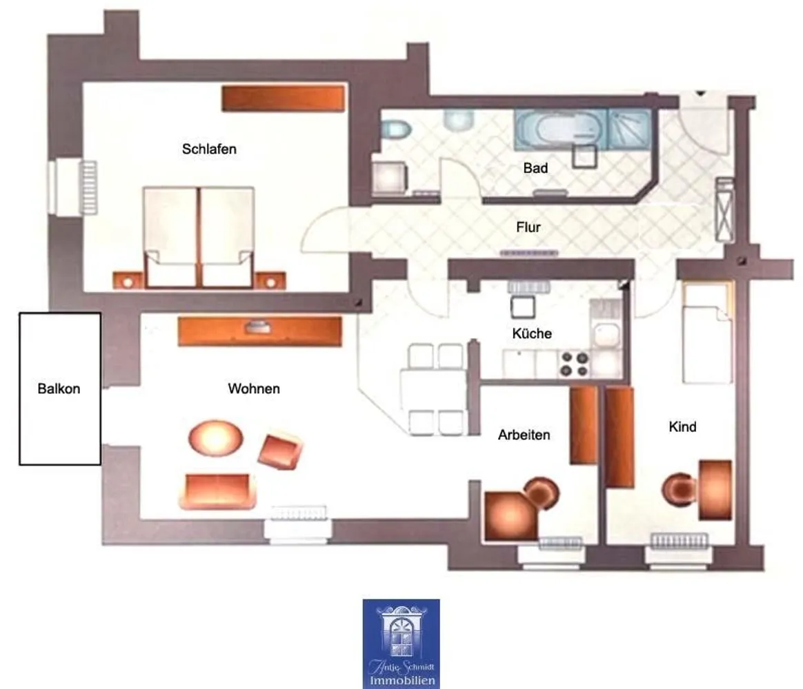 4 room apartment with 89 m² in Riesa – Photo 4