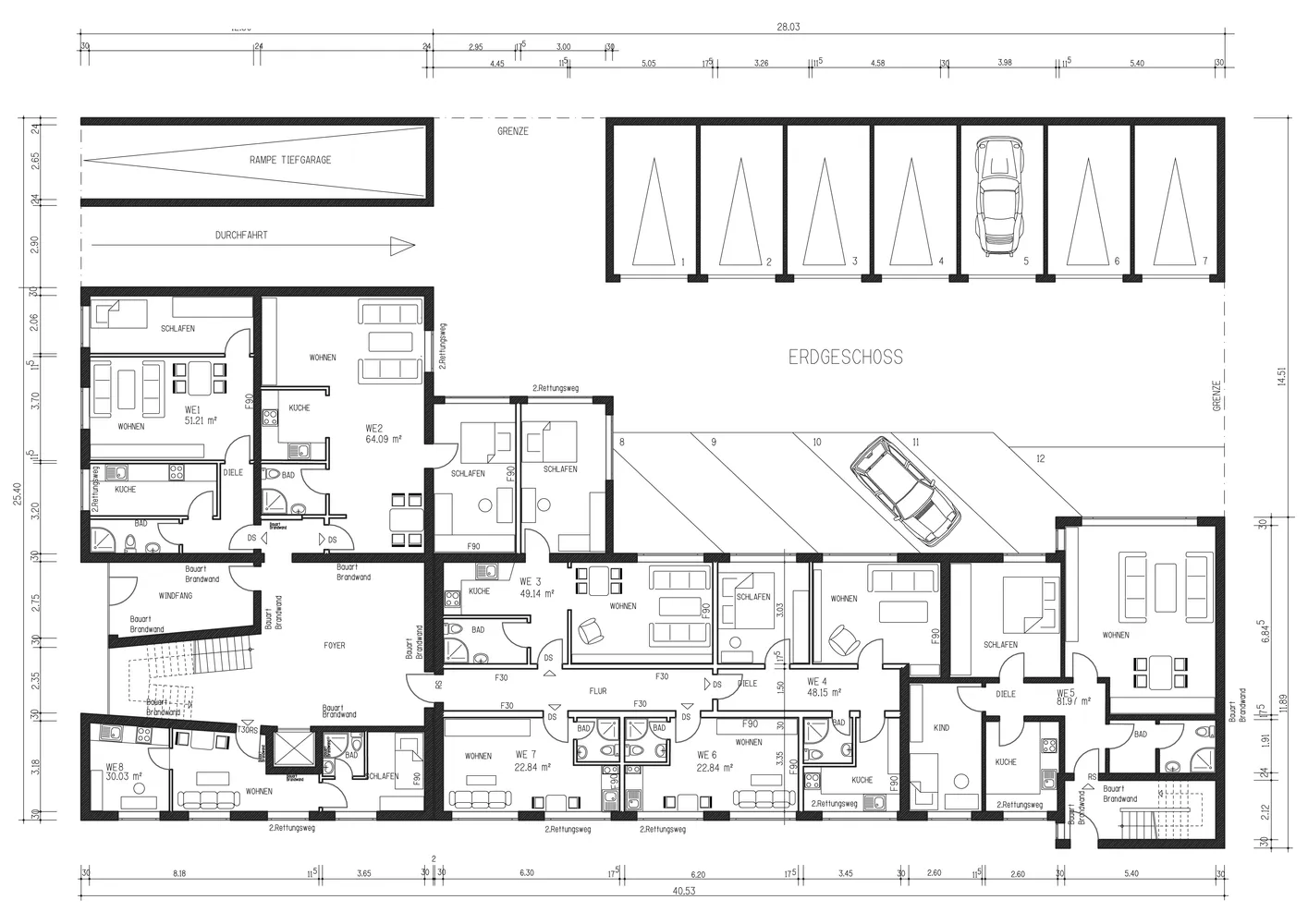 3 Zimmer Wohnung mit 55 m² in Dortmund – Bild 8