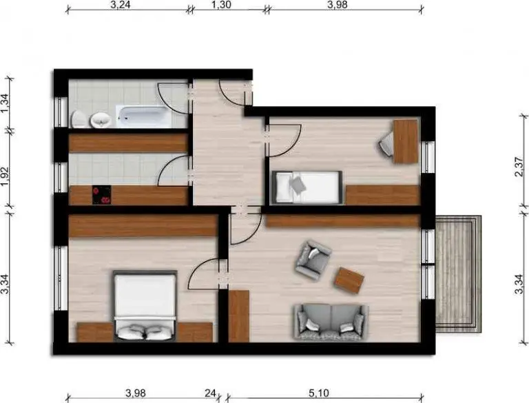 3 Zimmer Wohnung mit 57 m² in Hoyerswerda – Bild 8