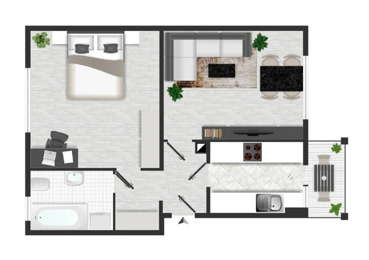 2 Zimmer Wohnung mit 57 m² in Dresden – Bild 5