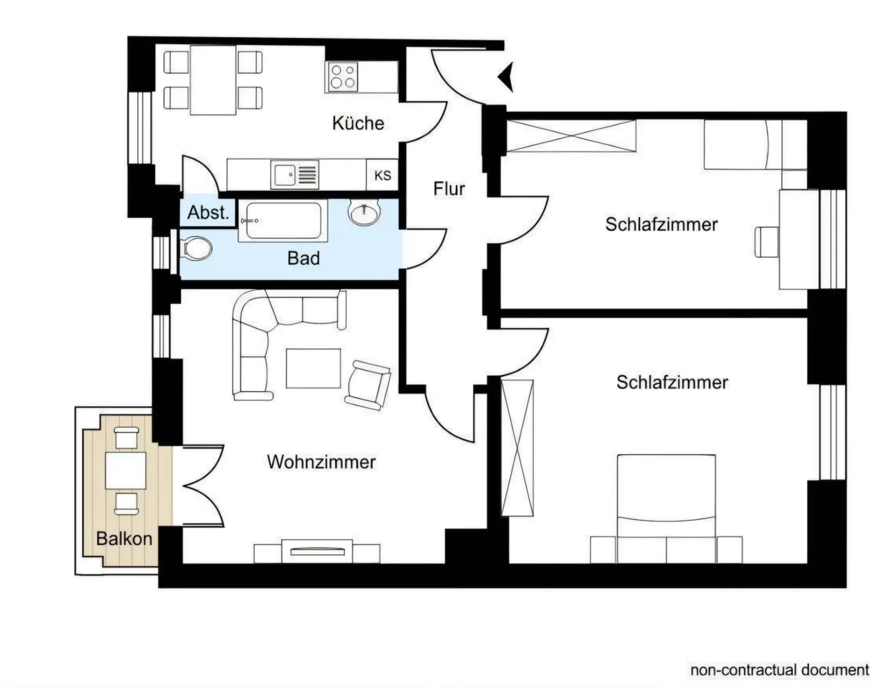 3 Zimmer Wohnung mit 83 m² in Berlin – Bild 1