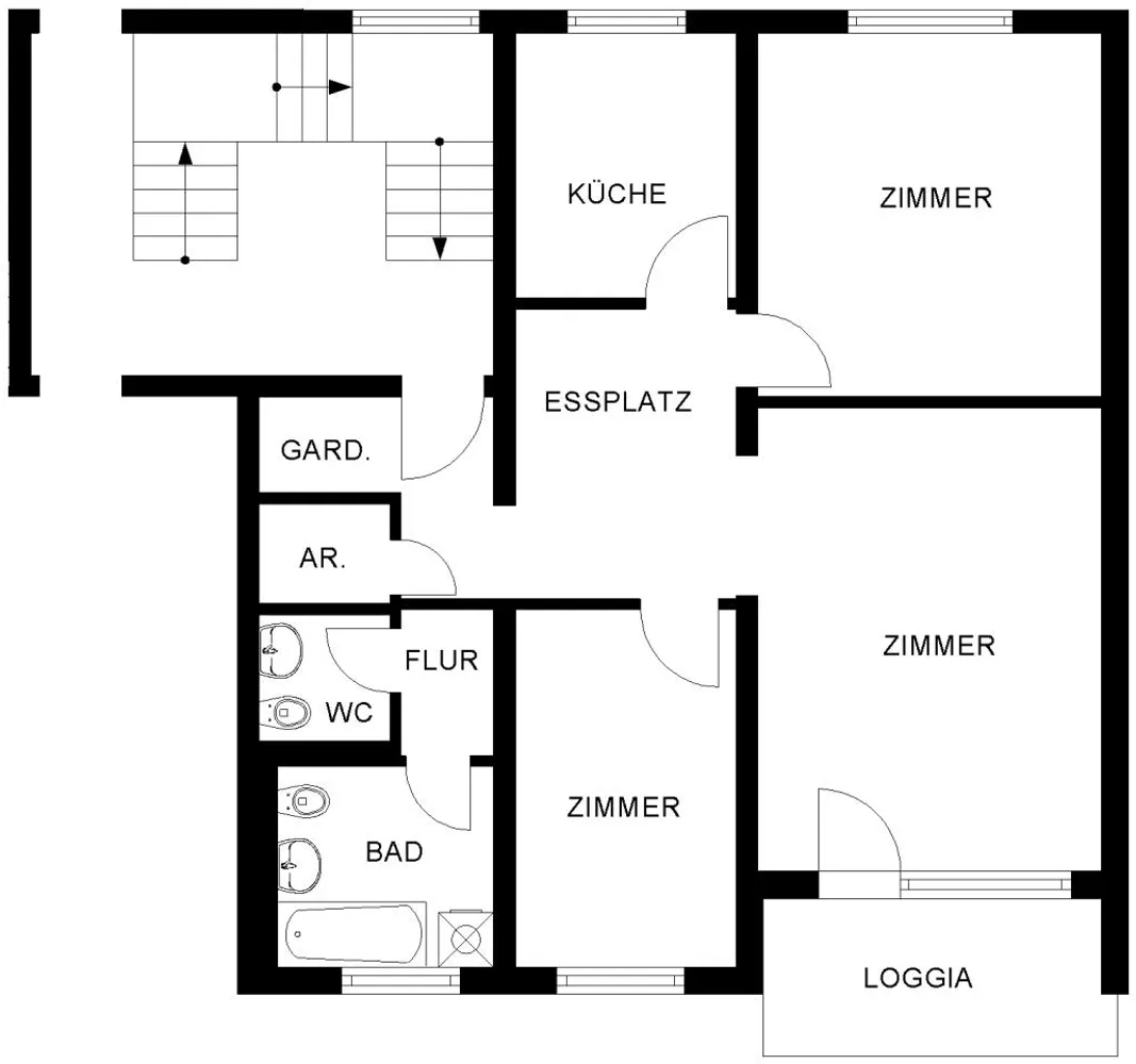 3 Zimmer Wohnung mit 76 m² in Bochum – Bild 3