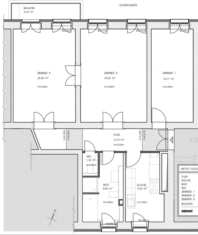 3 Zimmer Wohnung mit 93 m² in Berlin – Bild 7