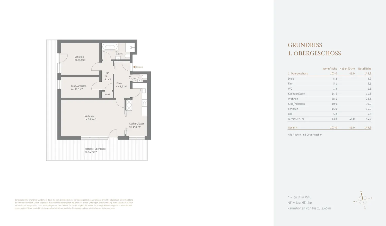 3 Zimmer Wohnung mit 103 m² in München – Bild 9
