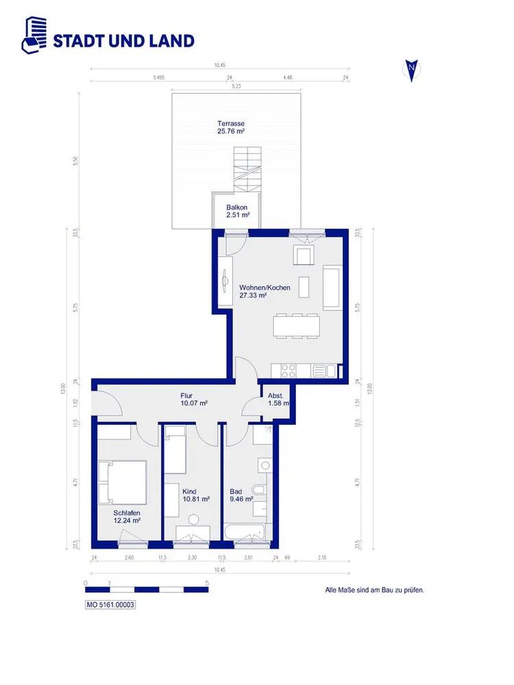 3 Zimmer Wohnung mit 83 m² in Berlin – Bild 6