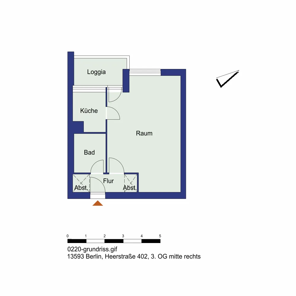 1 Zimmer Wohnung mit 35 m² in Berlin – Bild 6