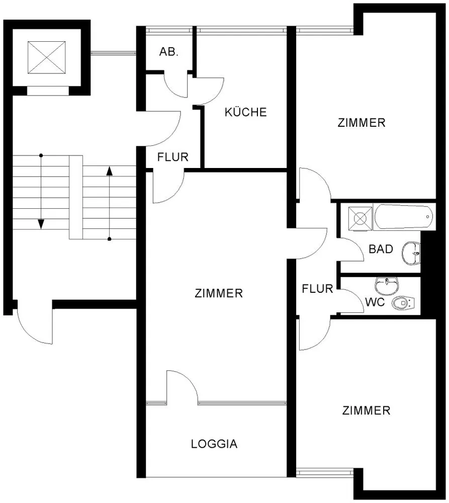 3 Zimmer Wohnung mit 75 m² in Bochum – Bild 4