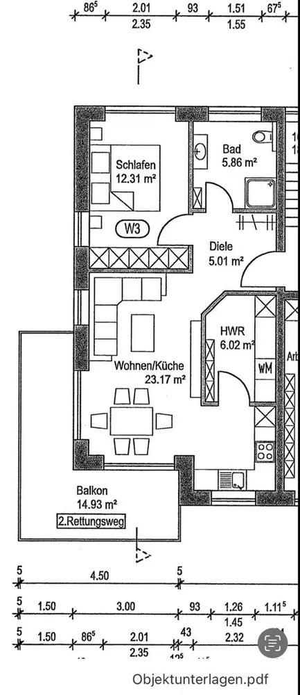 2 Zimmer Wohnung mit 60 m² in Oldenburg – Bild 6