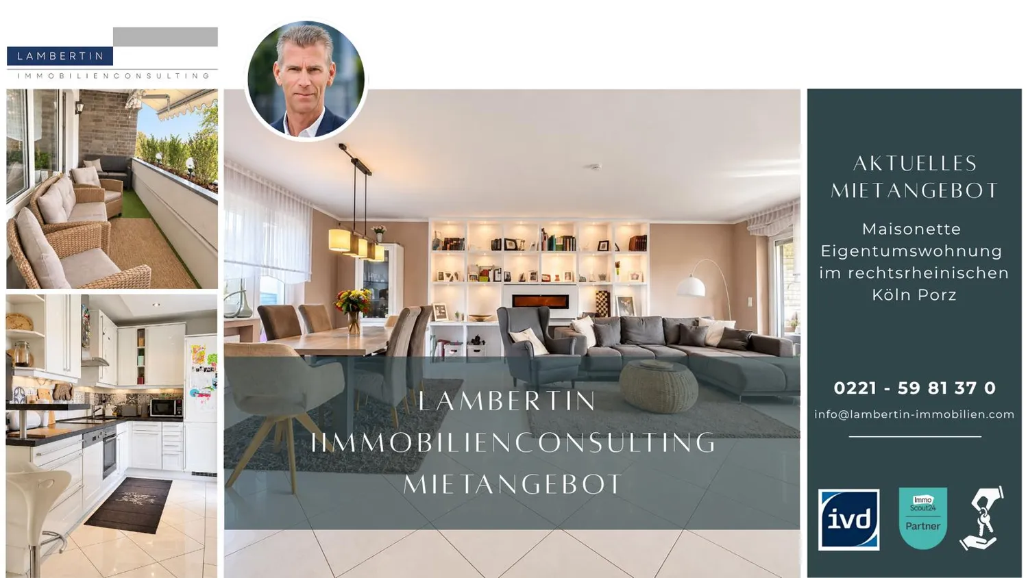 4 Zimmer Wohnung mit 148 m² in Köln – Bild 1