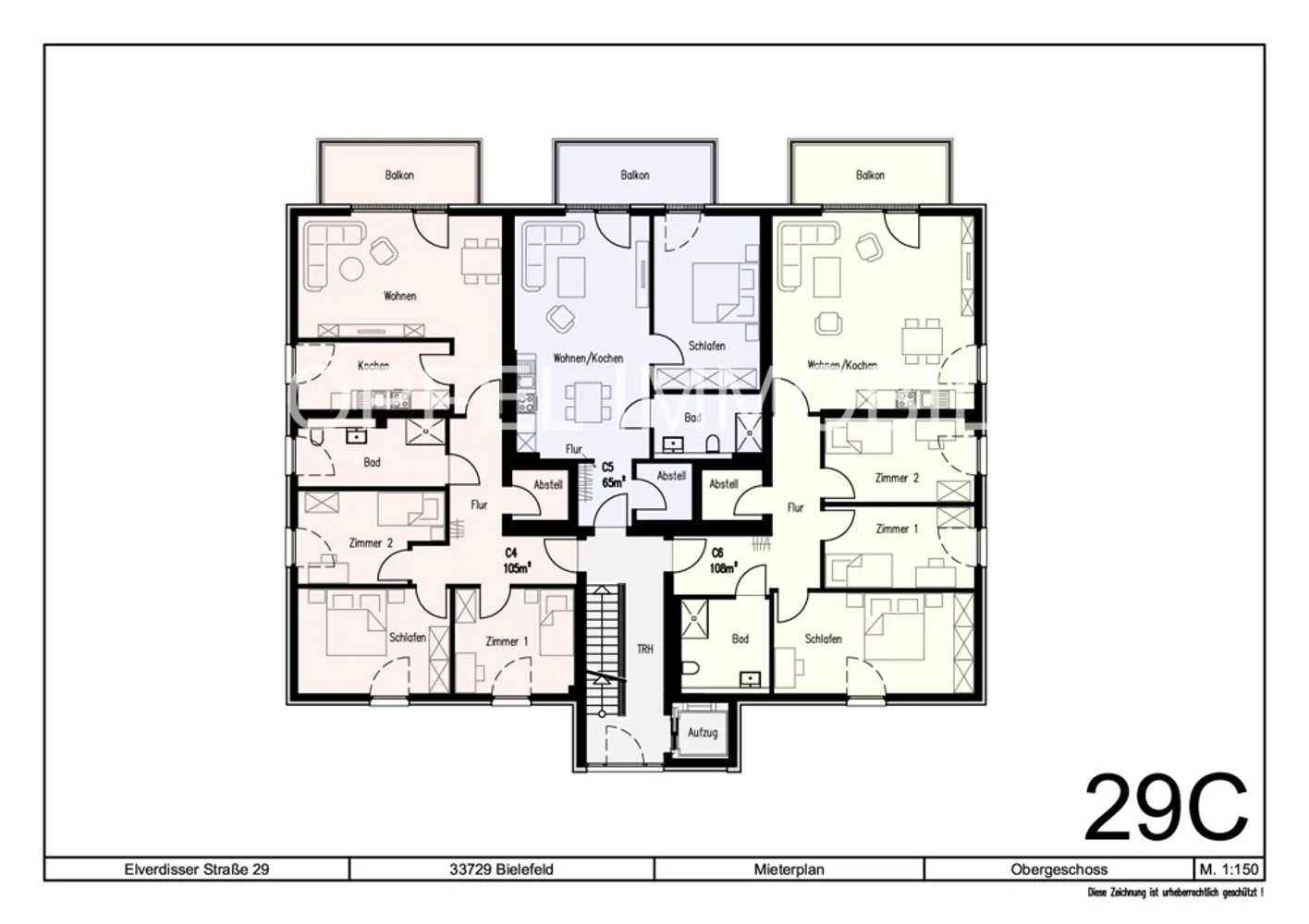 4 Zimmer Wohnung mit 108 m² in Bielefeld – Bild 2