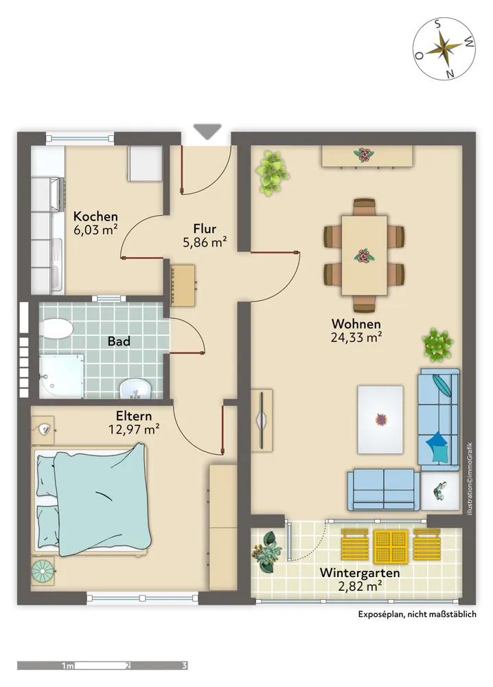 2 Zimmer Wohnung mit 57 m² in Bremerhaven – Bild 8