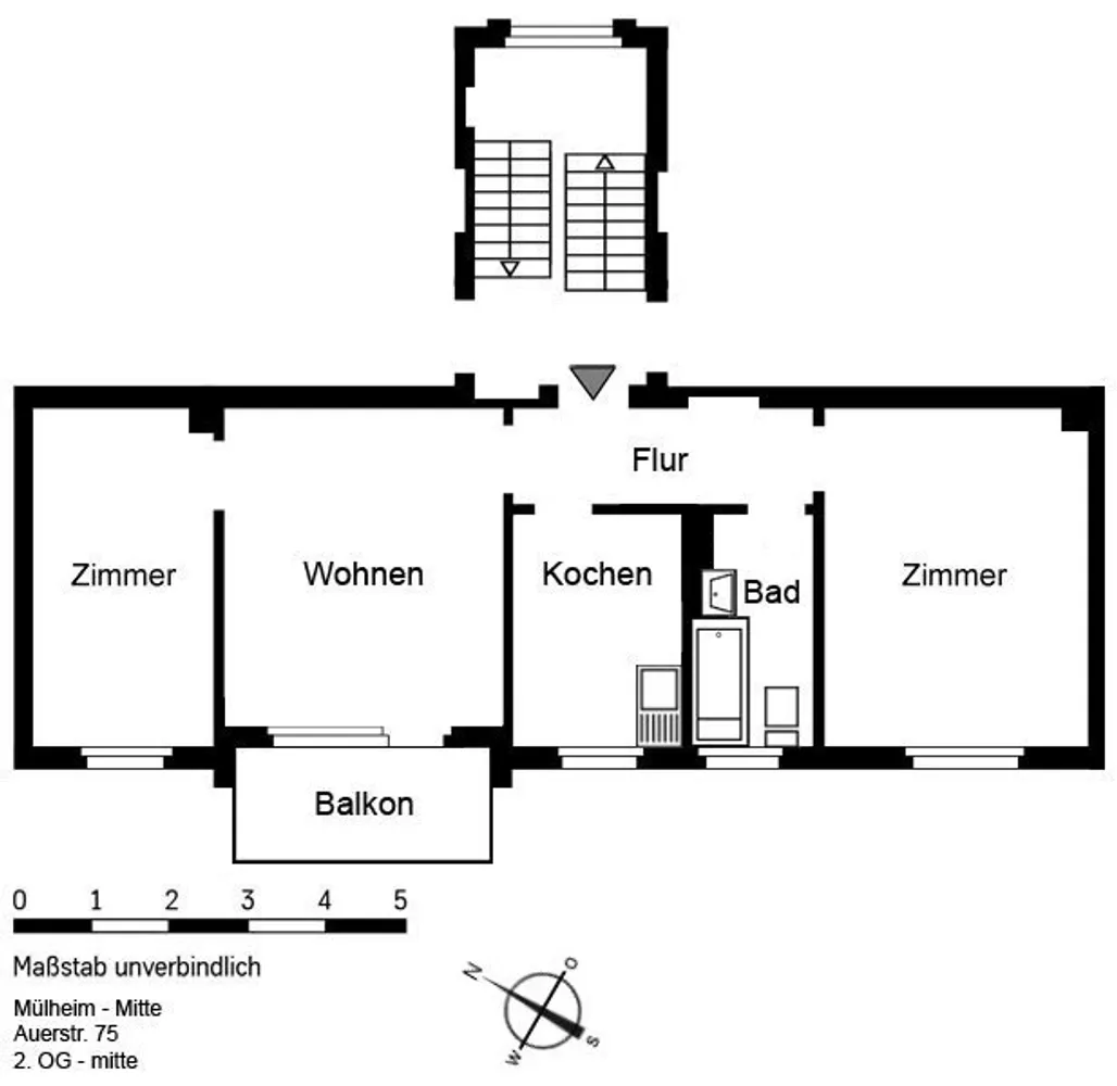 3 Zimmer Wohnung mit 55 m² in Mülheim an der Ruhr – Bild 11