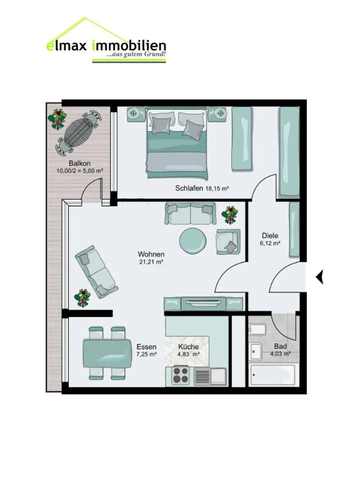 3 Zimmer Wohnung mit 67 m² in Stuttgart – Bild 9