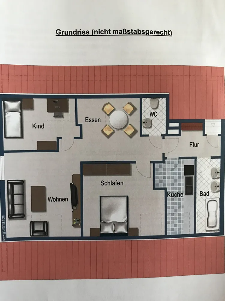 3 room apartment with 55 m² in Backnang – Photo 2