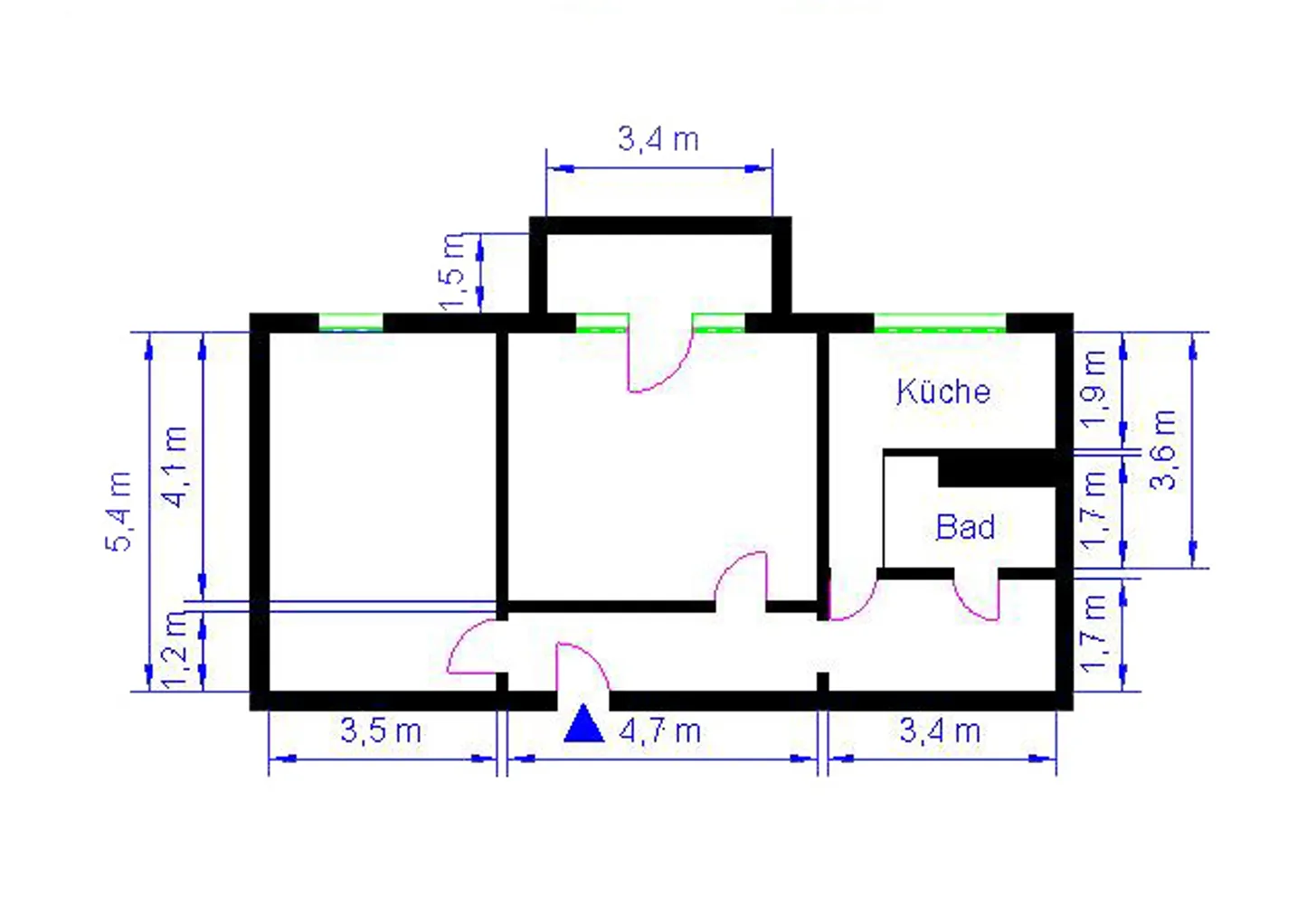 2 room apartment with 64 m² in Magdeburg – Photo 3