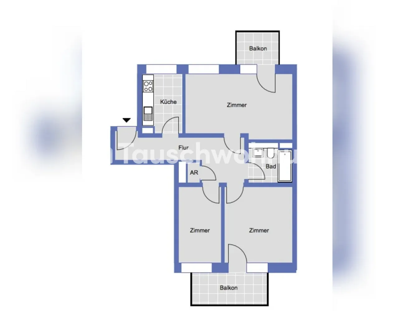 3 room apartment with 69 m² in Hamburg – Photo 1