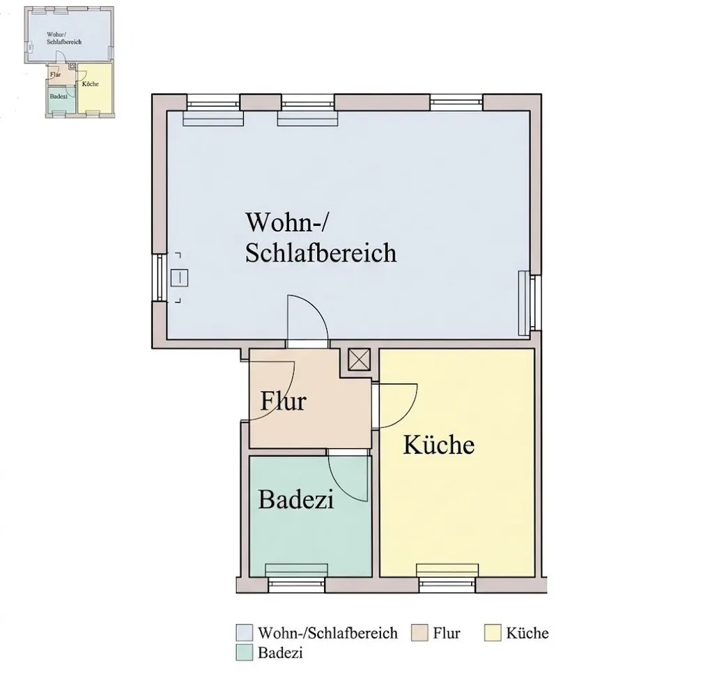 1 Zimmer Wohnung mit 41 m² in Leipzig – Bild 2