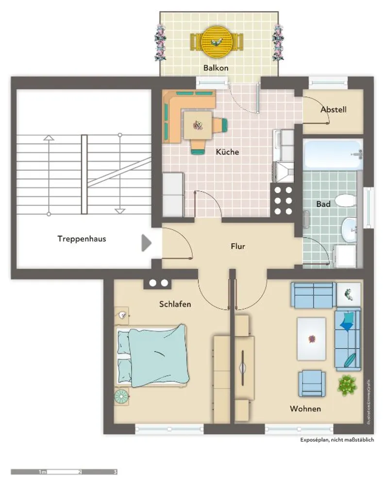 2 Zimmer Wohnung mit 56 m² in Bremerhaven – Bild 8