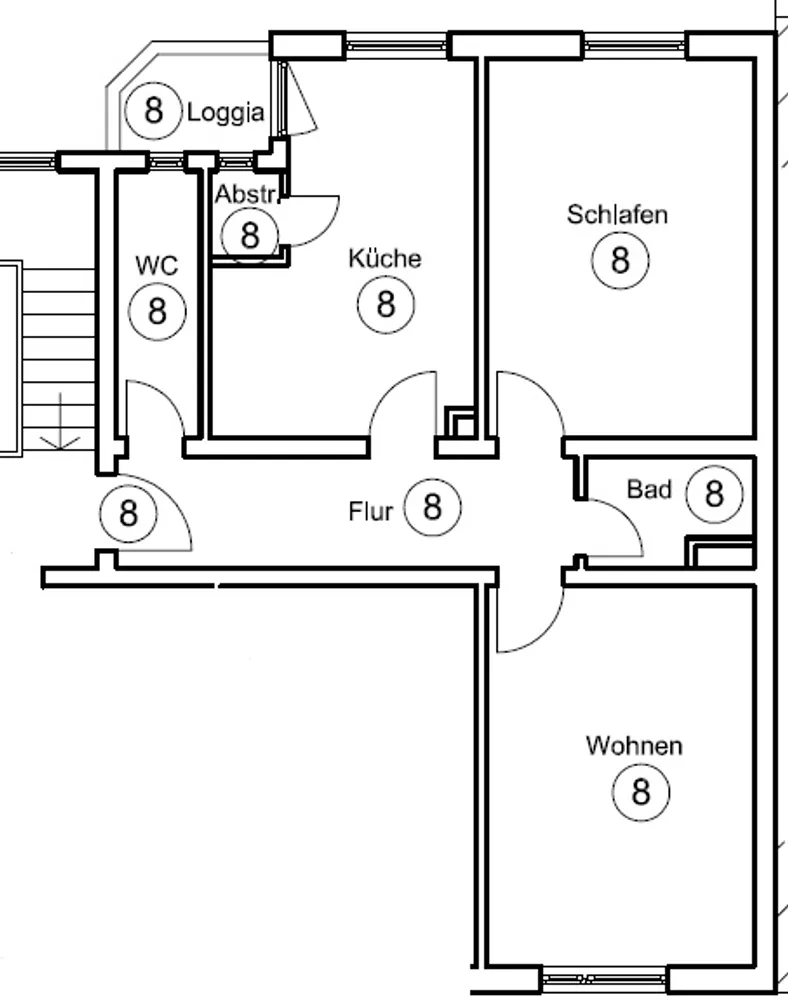 2 Zimmer Wohnung mit 72 m² in Mannheim – Bild 2
