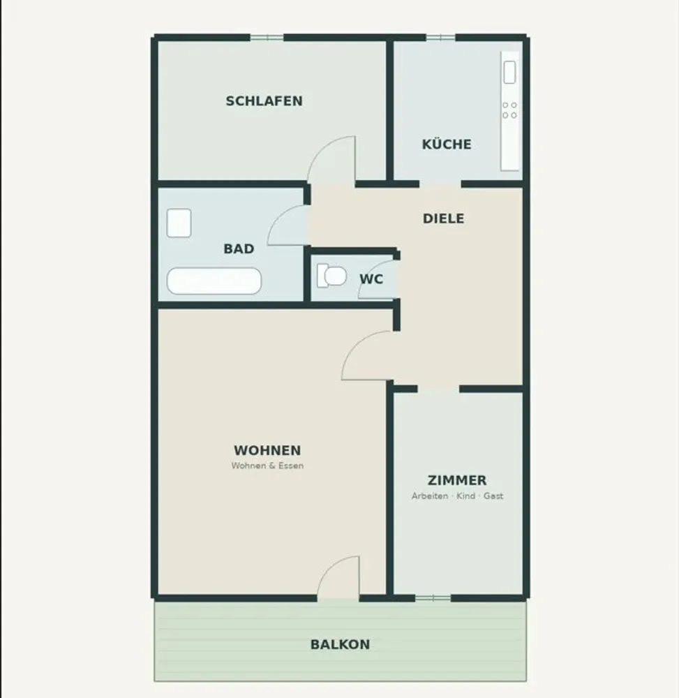 3 room apartment with 88 m² in Cologne – Photo 4