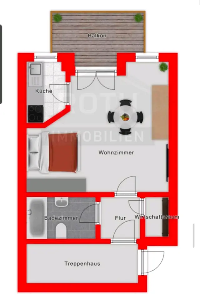 2 Zimmer Wohnung mit 40 m² in Bernau bei Berlin – Bild 7