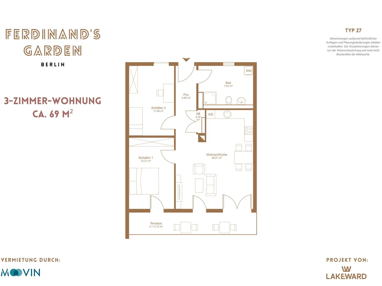 3 Zimmer Wohnung mit 70 m² in Berlin – Bild 9