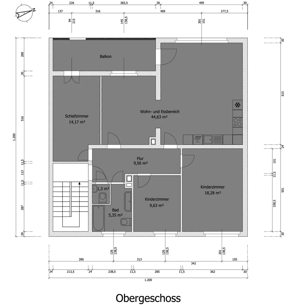 5 Zimmer Wohnung mit 135 m² in Osnabrück – Bild 8