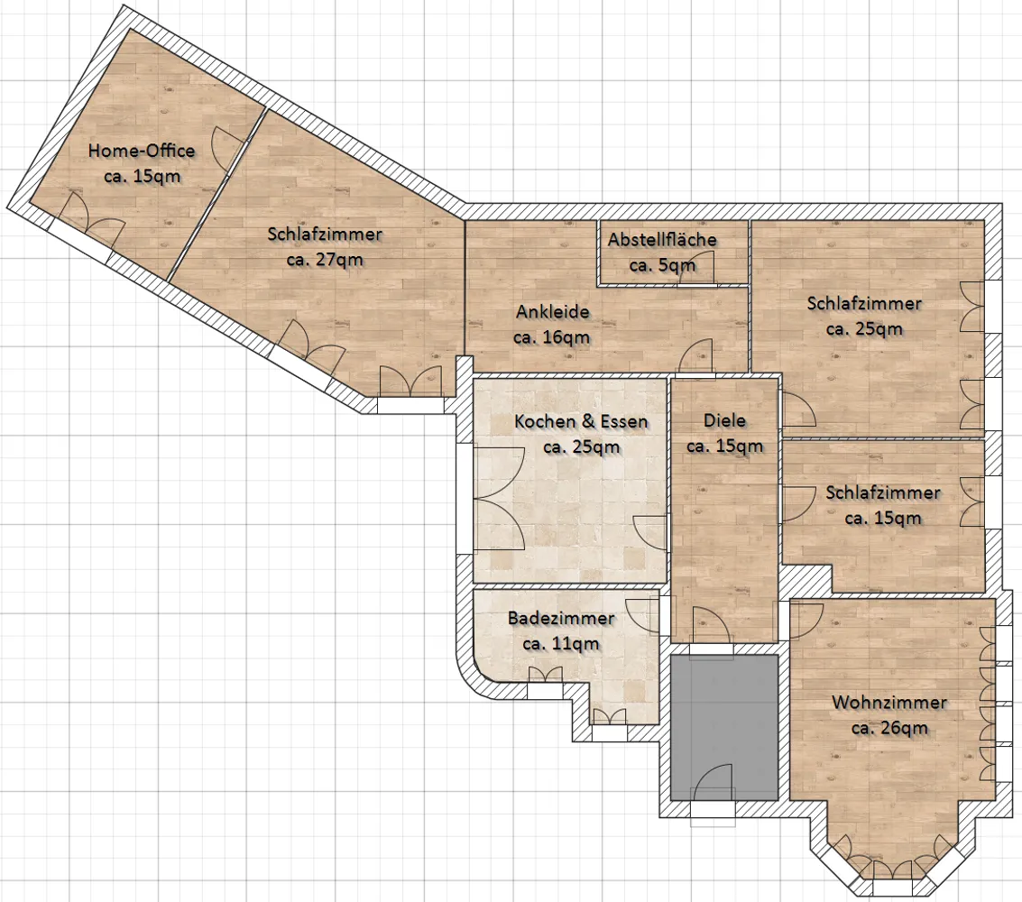 5 Zimmer Wohnung mit 180 m² in Aschaffenburg – Bild 1
