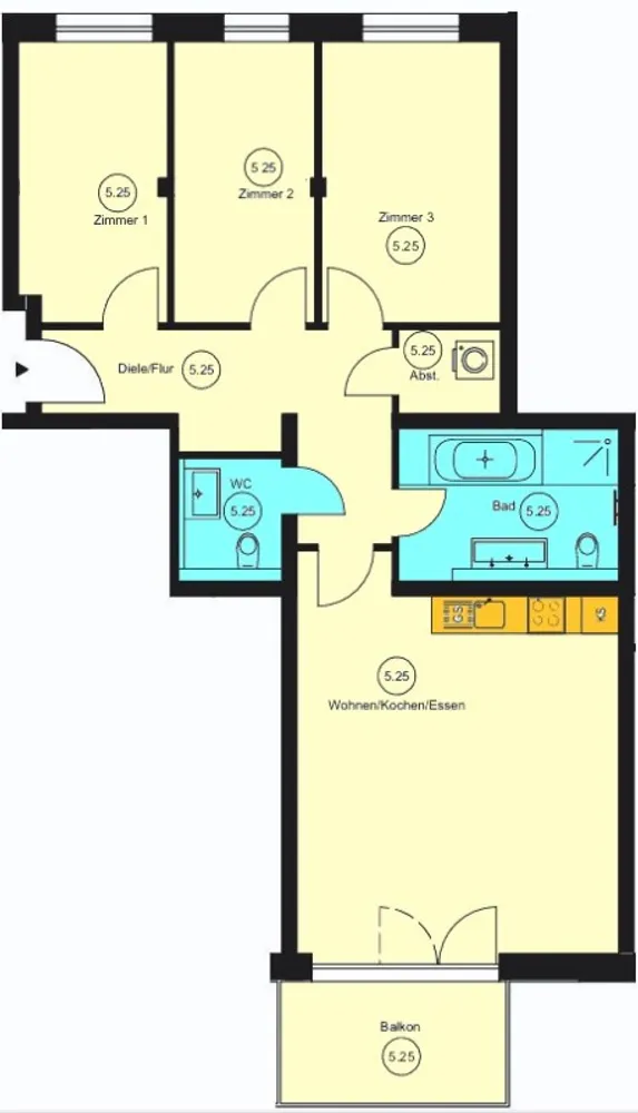 4 Zimmer Wohnung mit 94 m² in Leipzig – Bild 9