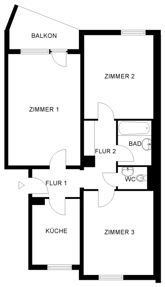 3 Zimmer Wohnung mit 73 m² in Nürnberg – Bild 2