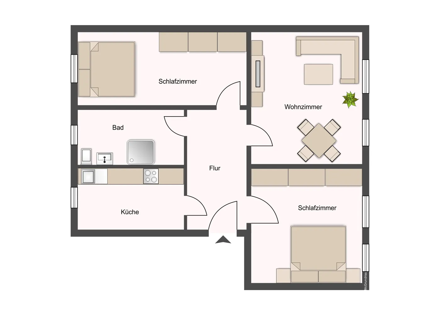 3 room apartment with 75 m² in Chemnitz – Photo 8
