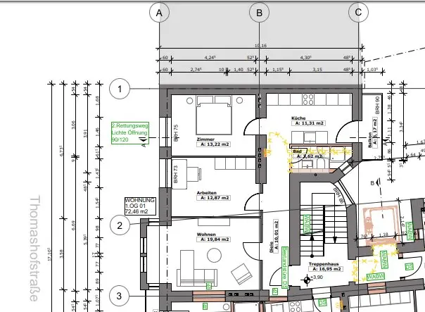 3 Zimmer Wohnung mit 73 m² in Aachen – Bild 9