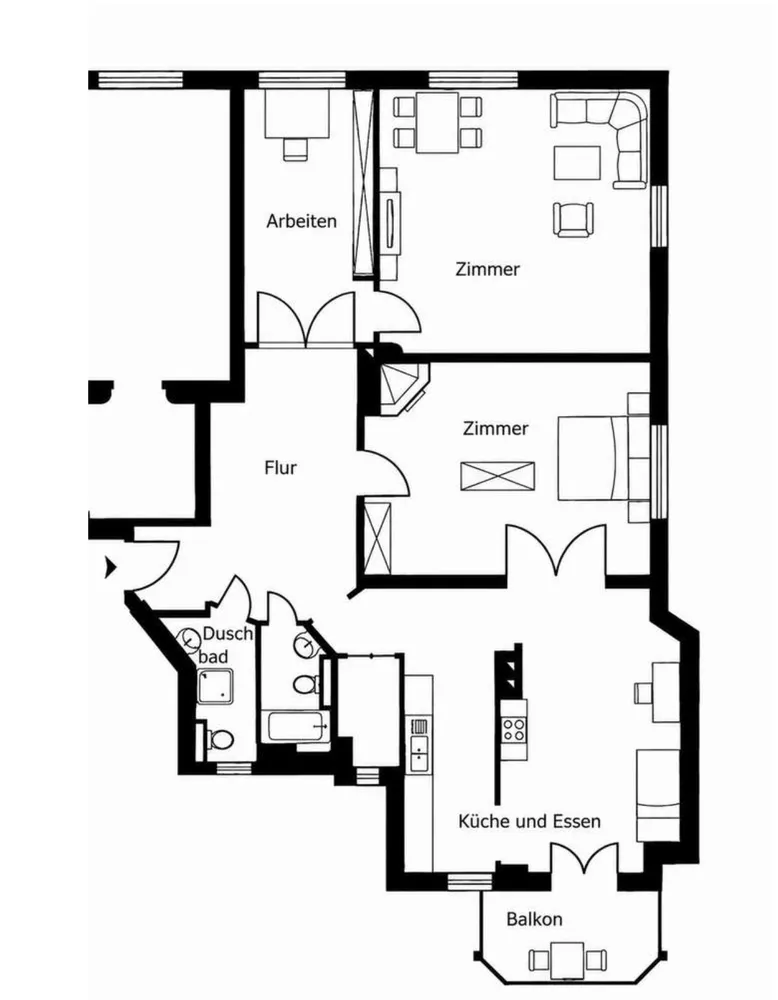 4 Zimmer Wohnung mit 124 m² in München – Bild 10