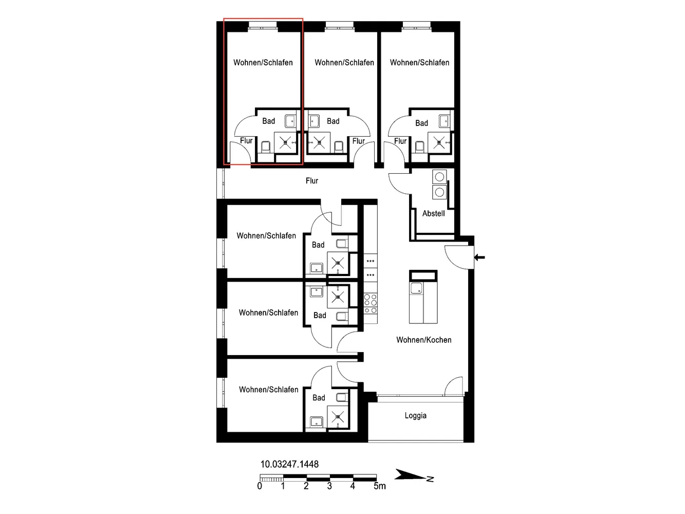 1 Zimmer Wohnung mit 25 m² in Berlin – Bild 7