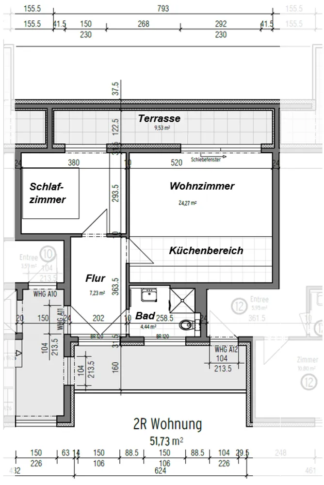 2 Zimmer Wohnung mit 52 m² in Dresden – Bild 11