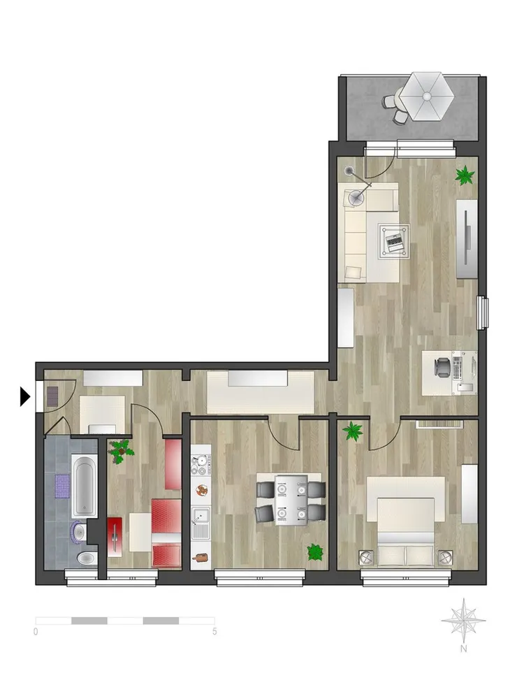 3 Zimmer Wohnung mit 71 m² in Chemnitz – Bild 6