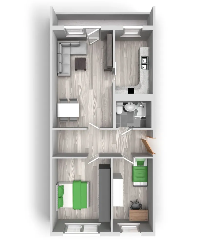 3 Zimmer Wohnung mit 70 m² in Halle (Saale) – Bild 10