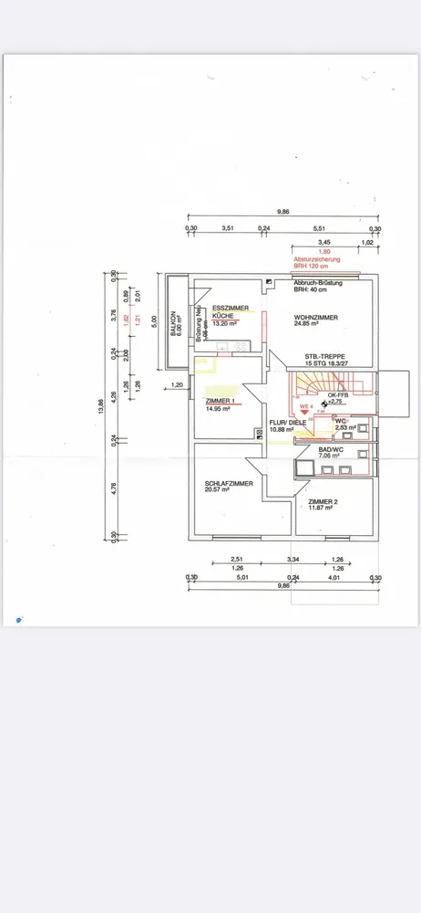4 Zimmer Wohnung mit 110 m² in Wiesbaden – Bild 7