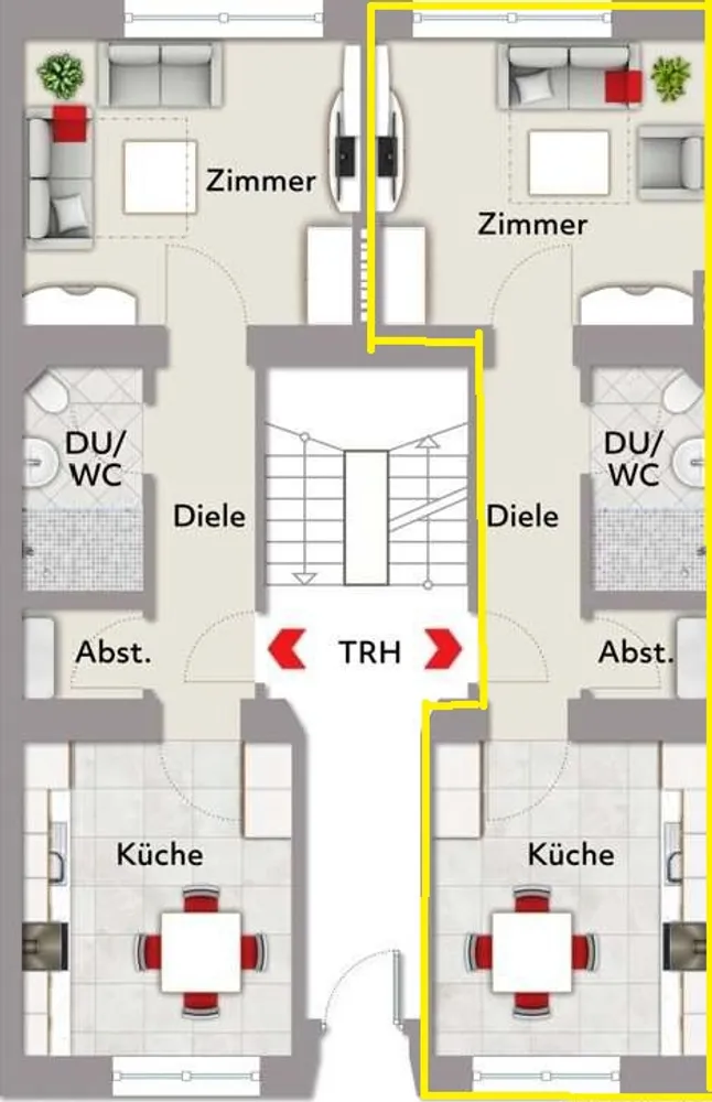 2 Zimmer Wohnung mit 37 m² in Aachen – Bild 2